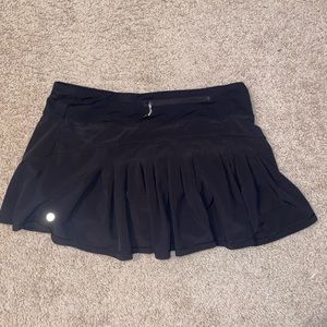 Lulu lemon black tennis skirt